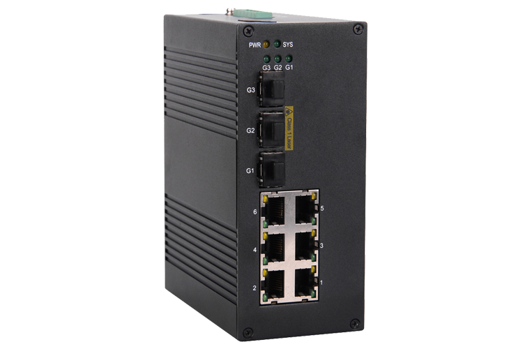 i609A  6+3G口 增强网管型工业以太网交换机